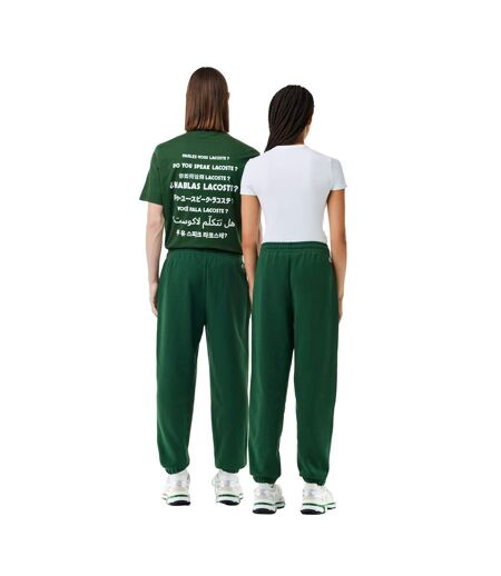 Unisex Adult Relaxed Fit Jogging Bottoms Green Lacoste