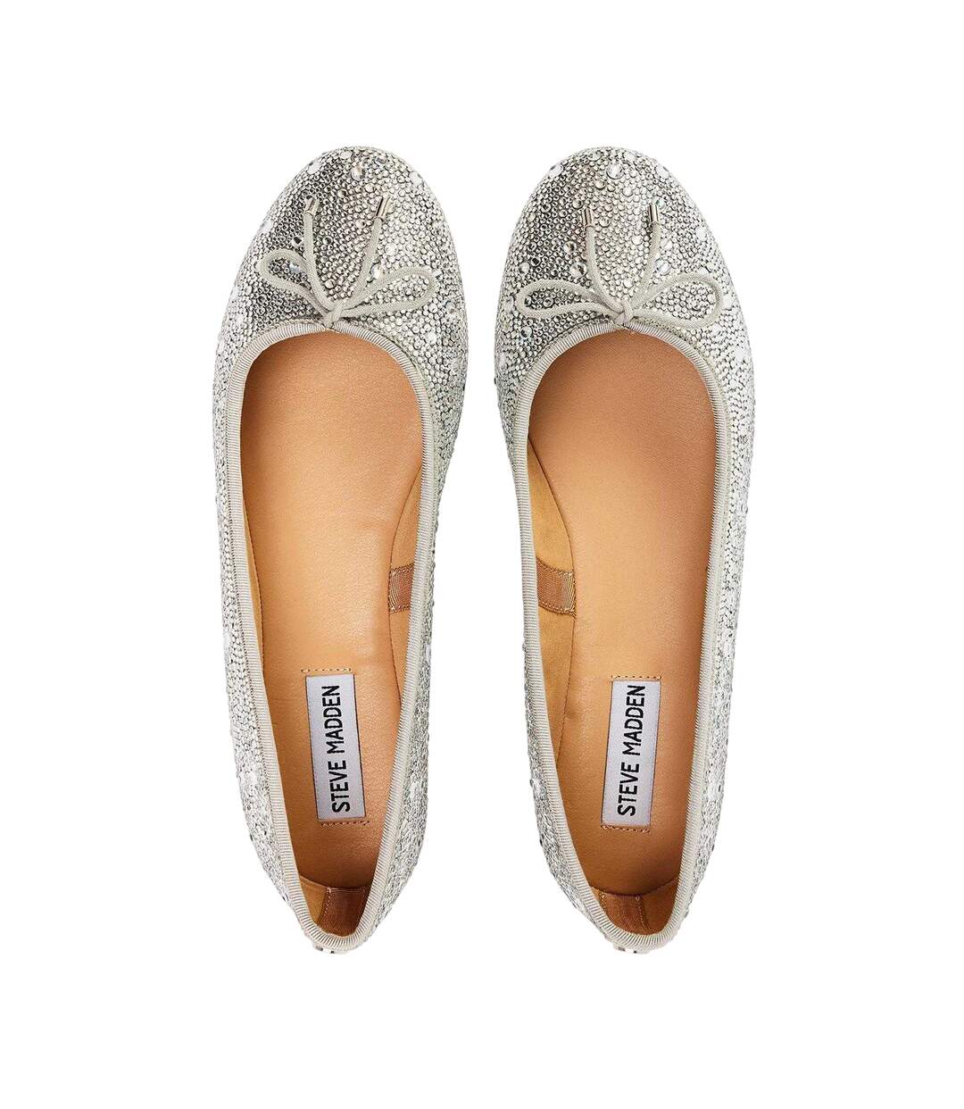 Ballerines Motif/style Métallisé Blossoms Femme Argenté Steve Madden-4
