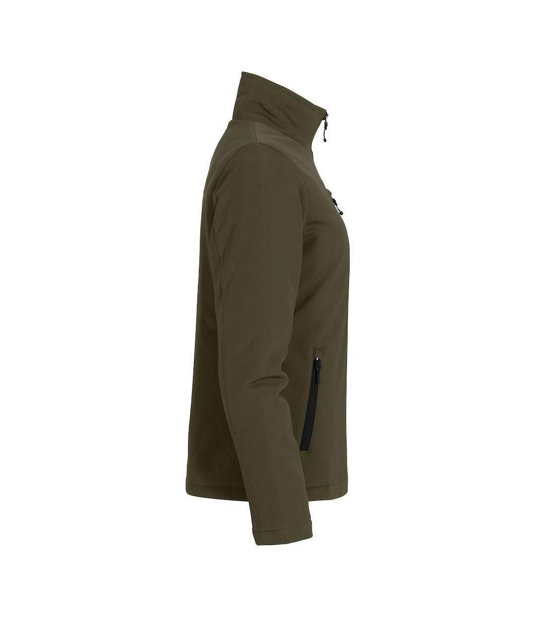 Doudoune Softshell Femme Vert Kaki Clique-4