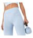 Legging ¾ Pro Femme Bleu Pâle Chiné USA-4
