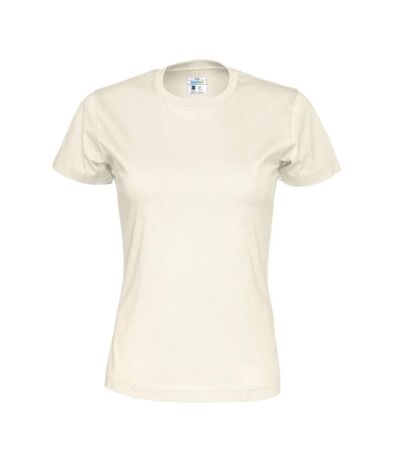 T-shirt femme blanc cassé Cottover