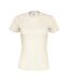 T-shirt femme blanc cassé Cottover-1