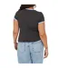 Womens/ladies Ringer Crew Neck Plus T-shirt Charcoal Cornflower Brave Soul-4