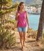 Mayflower ANDY3F Débardeur femme fuchsia en coton pour un look estival vibrant-5