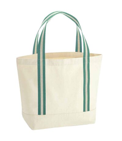 Westford Mill EarthAware Shoulder Bag (Natural/Sage Green) (One Size) - UTPC4973