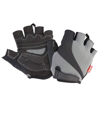 Spiro Unisex Short Sports / Cycling Gloves (Grey/ Black) - UTRW2858