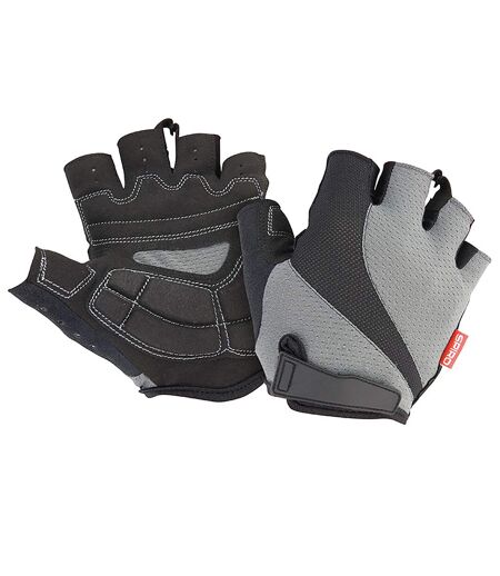 Spiro Unisex Short Sports / Cycling Gloves (Grey/ Black)