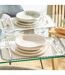 Lot de 6 Assiettes Plates Gina 28cm Crème-3