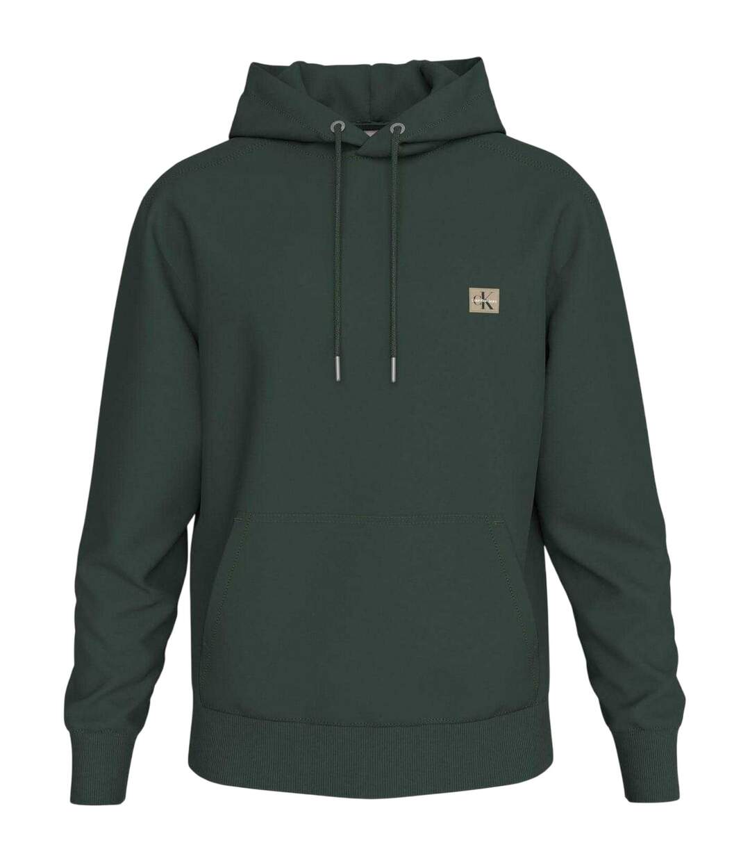 Sweat À Capuche Homme Vert Calvin Klein-2