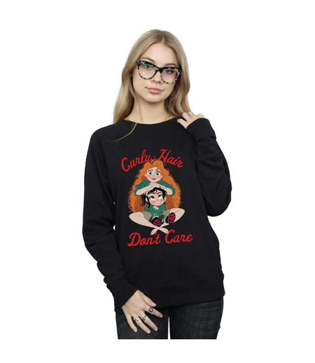 Disney - Sweat WRECK IT RALPH MERIDA AND VANELLOPE - Femme (Noir) - UTBI43141