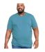 T-shirt D555 Flyers Homme Bleu Sarcelle Duke-1