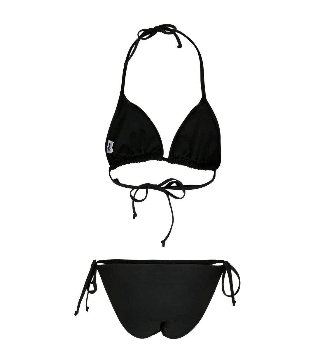 Maillot De Bain 2 Pièces Motif/style Triangle Femme Noir Urban Classics-2