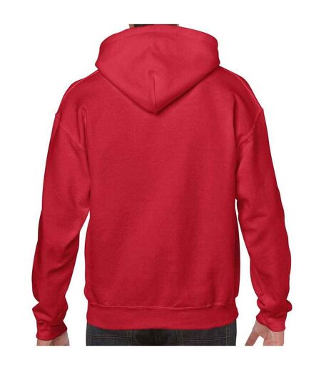 Unisex adult heavy blend hoodie red Gildan