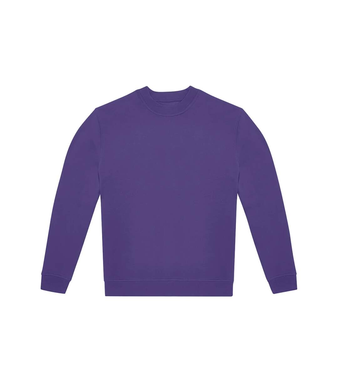 Unisex adult id.332 crew neck sweatshirt radiant purple B&C-1