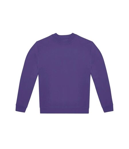 Unisex adult id.332 crew neck sweatshirt radiant purple B&C