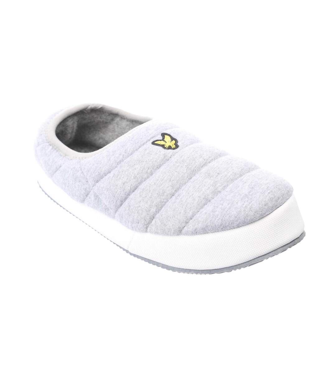 Mens Valentine Slippers Grey Lyle & Scott-1