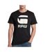 T-Shirt noir homme g-star raw logo00-1