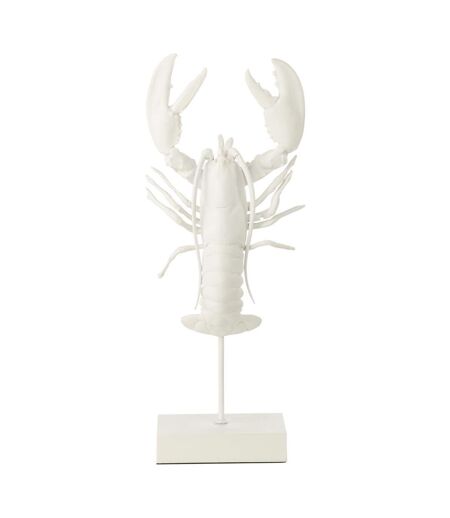 Statue Homard en Résine Amos 57cm Blanc