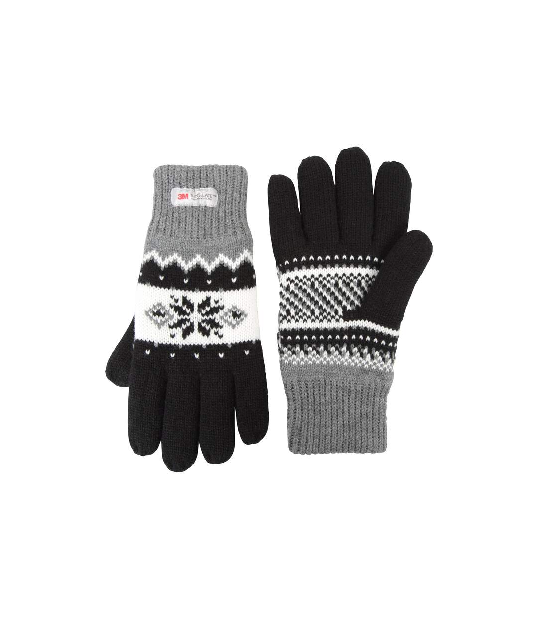 Gants Femme Taille Unique Noir Mountain Warehouse-1