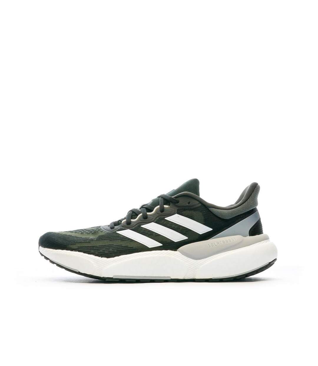 Chaussures de running blanches/noir homme adidas solarboost 5-1