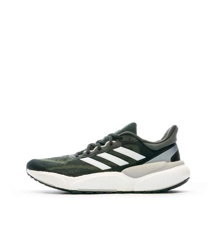 Chaussures de running blanches/noir homme adidas solarboost 5