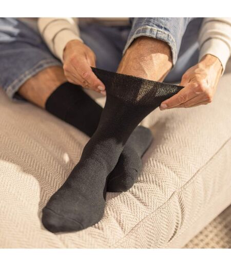 Mens Non-binding Thermal HoneyComb Top Socks