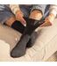 Mens Non-binding Thermal HoneyComb Top Socks-4