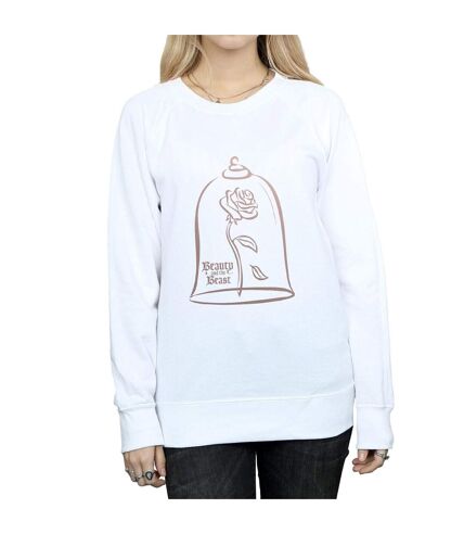 Disney Princess Womens/Ladies Princess Rose Gold Sweatshirt (White) - UTBI32684