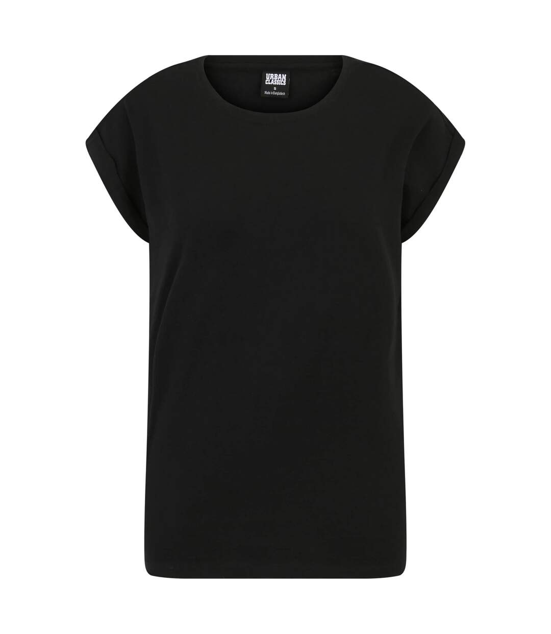 T-shirts Femme Noir Blanc Urban Classics-3