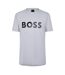 T-shirt Motif/style Gros Logo Homme Gris Clair Boss-1