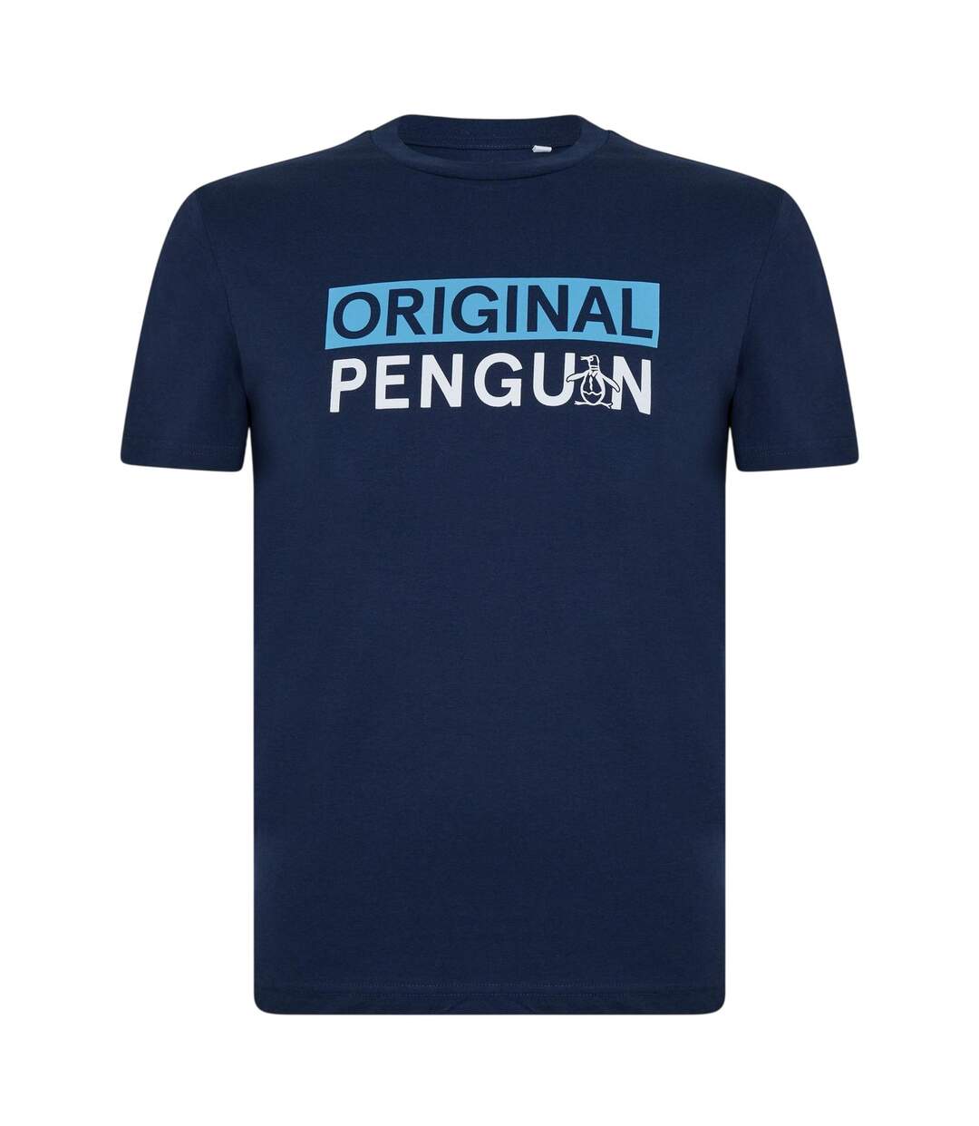T-shirt Motif/style Logo Homme Bleu Original Penguin-1