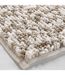 Tapis de Bain Friza 45x75cm Blanc & Marron-3