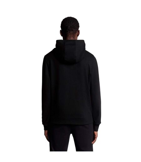 Mens Fly Fleece Full Zip Hoodie Jet Black Lyle & Scott