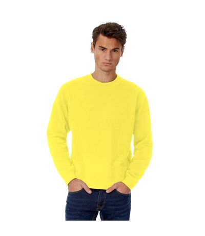 Mens Set In Sweatshirt Solar Yellow B&C