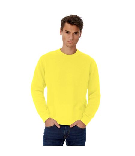 B&C Mens Set In Sweatshirt (Solar Yellow)