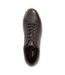 Mens Tais Leather Flat Trainers Chocolate Dune London-4
