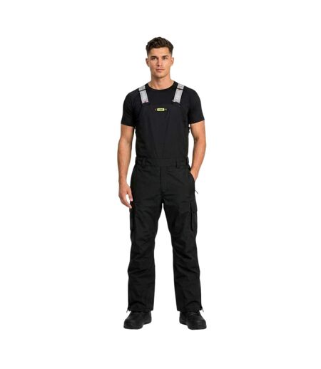 Mens Bib And Brace Overall Black Puma