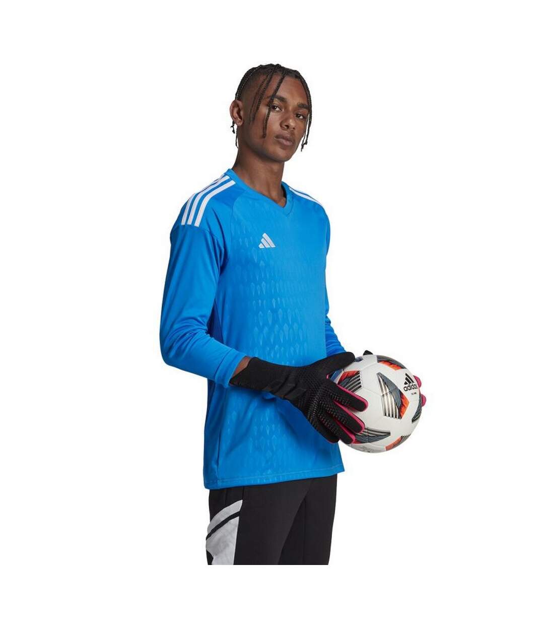 Maillot De Gardien De But Manches Longues Tiro Homme Bleu Adidas-1
