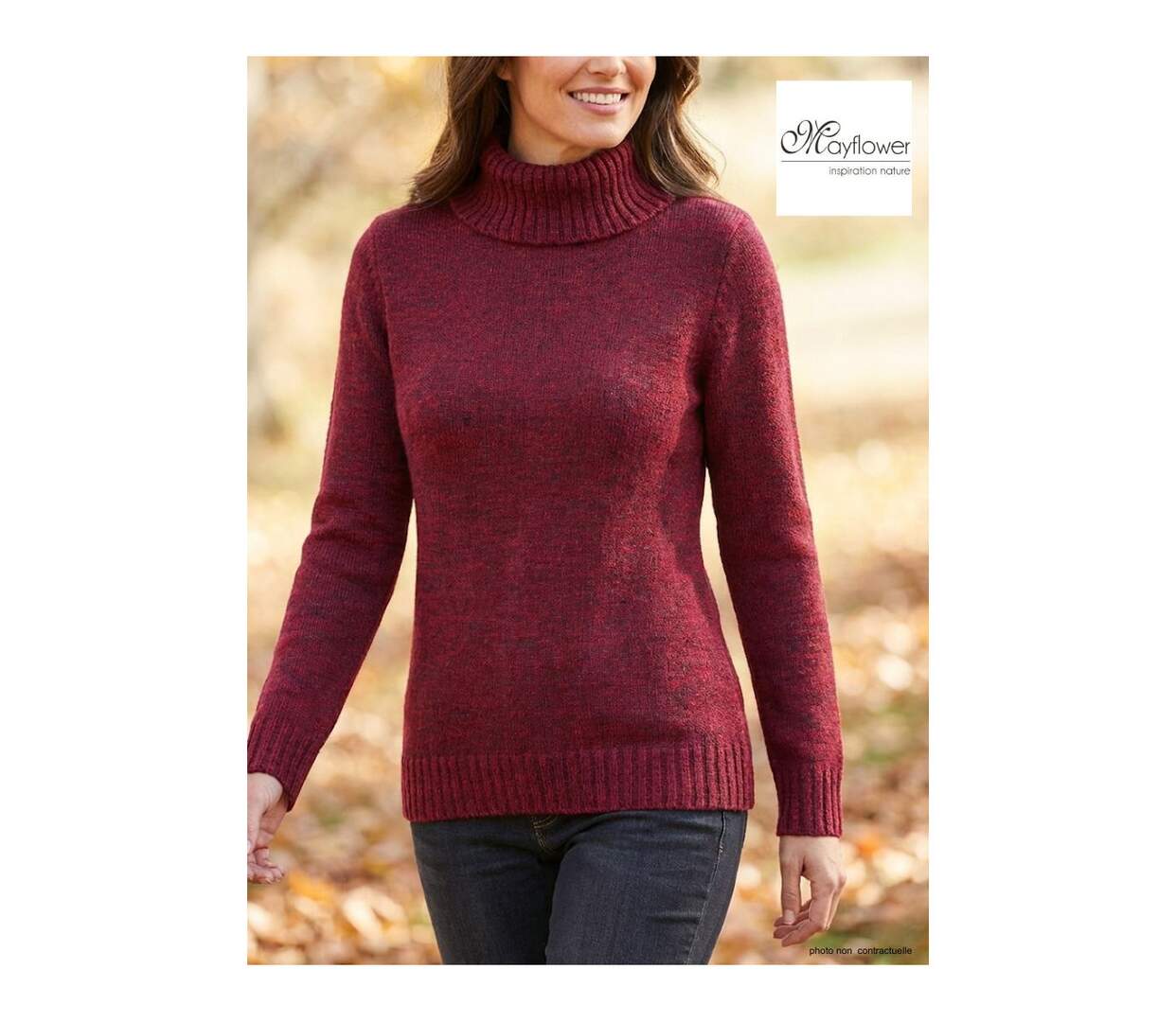 Pull Col Cassé Femme Mayflower DEFI2R Modulable-3