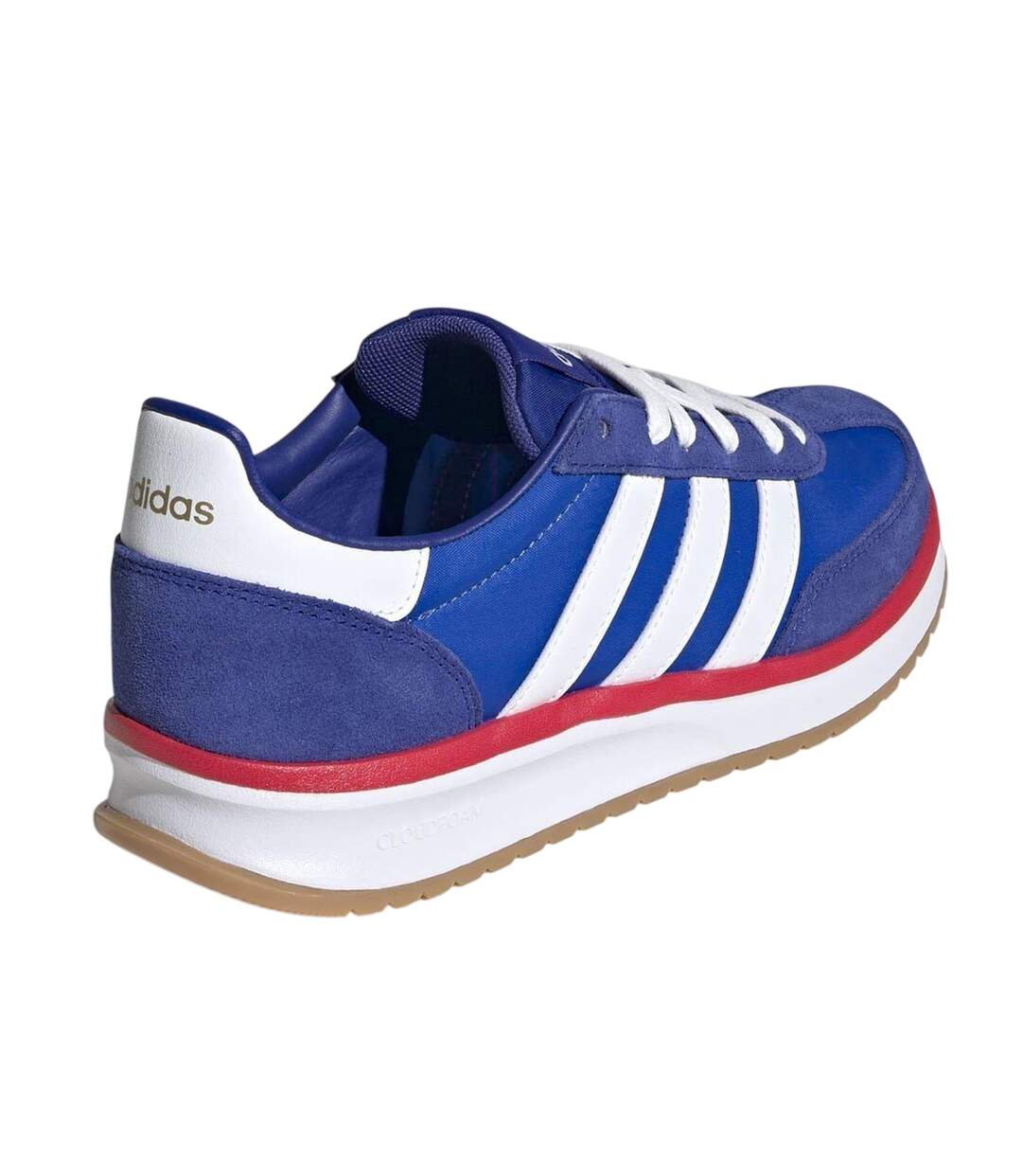 Womens/ladies Run 70s 2.0 Retro Leather Trainers Royal Blue White Ruby Adidas-2