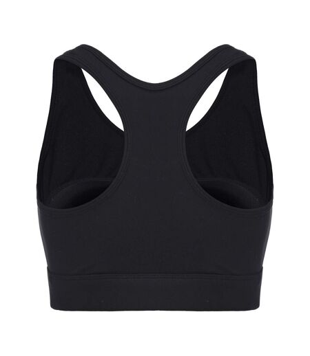 Womens/ladies Snug Fit Sports Bra Black LA Gear