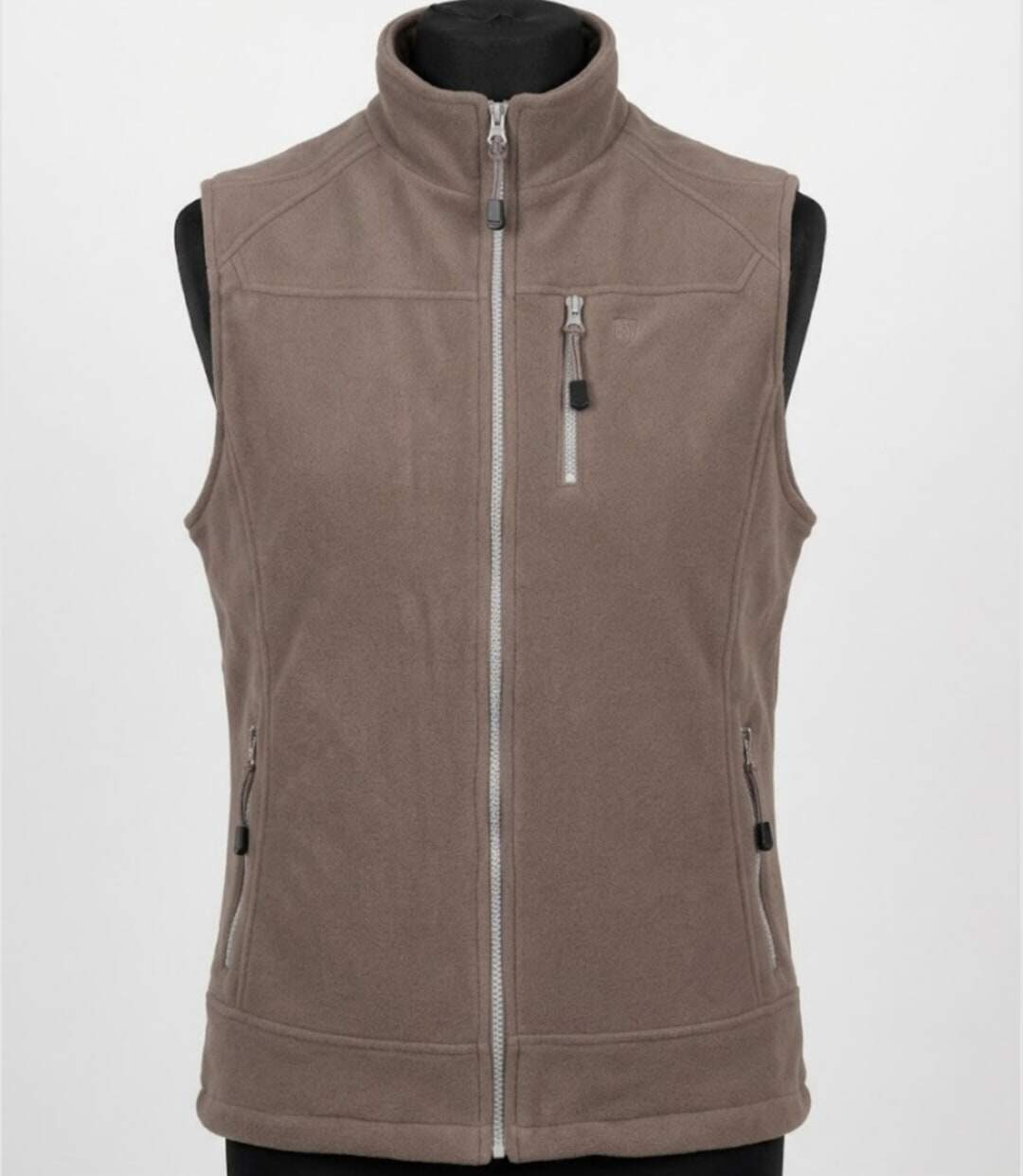 CHALLENGER CHAMBERY2 — Gilet sans manches polaire taupe : haute protection thermique et aisance totale-3