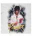 T-shirt Motif/style Fleurs Adulte Blanc Prince-3