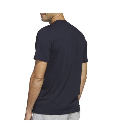 T-shirt marine homme adidas mult - l