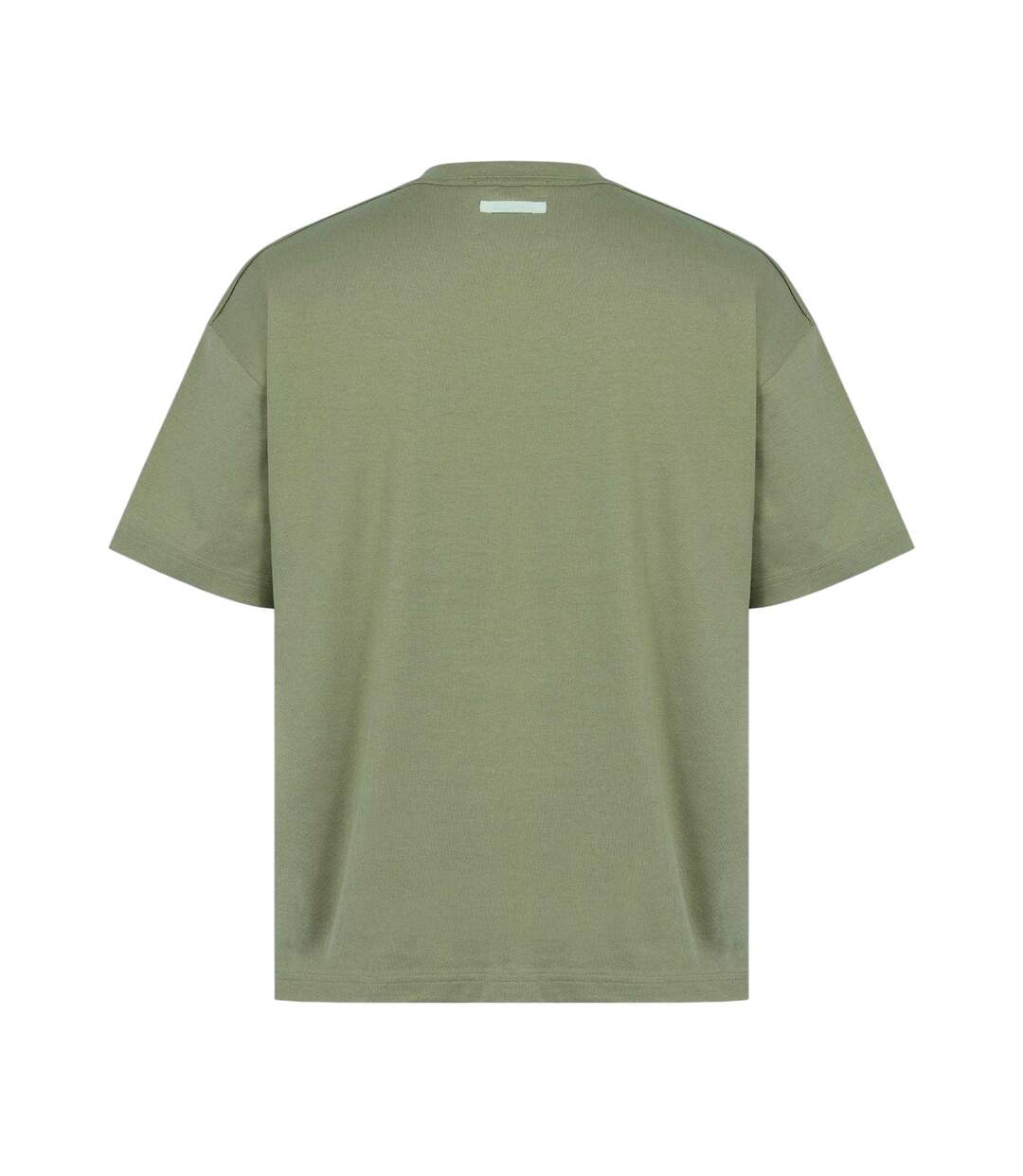 Mens Heavyweight Chest Pocket Oversized T-shirt Khaki Green Jack Wills-2
