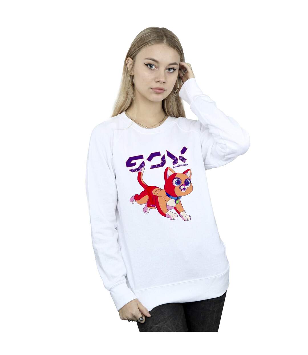 Disney - Sweat LIGHTYEAR SOX DIGITAL CUTE - Femme (Blanc) - UTBI25253-2