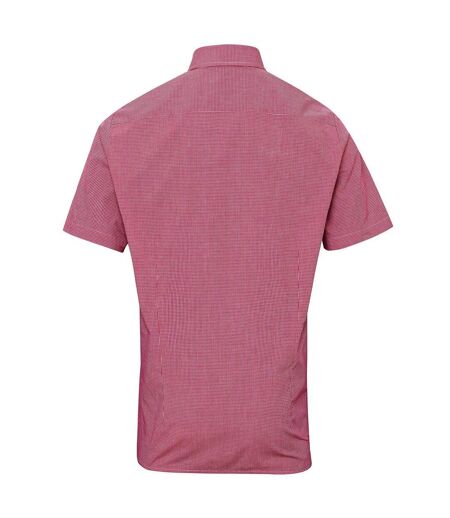 Chemise Homme Rouge Blanc Premier