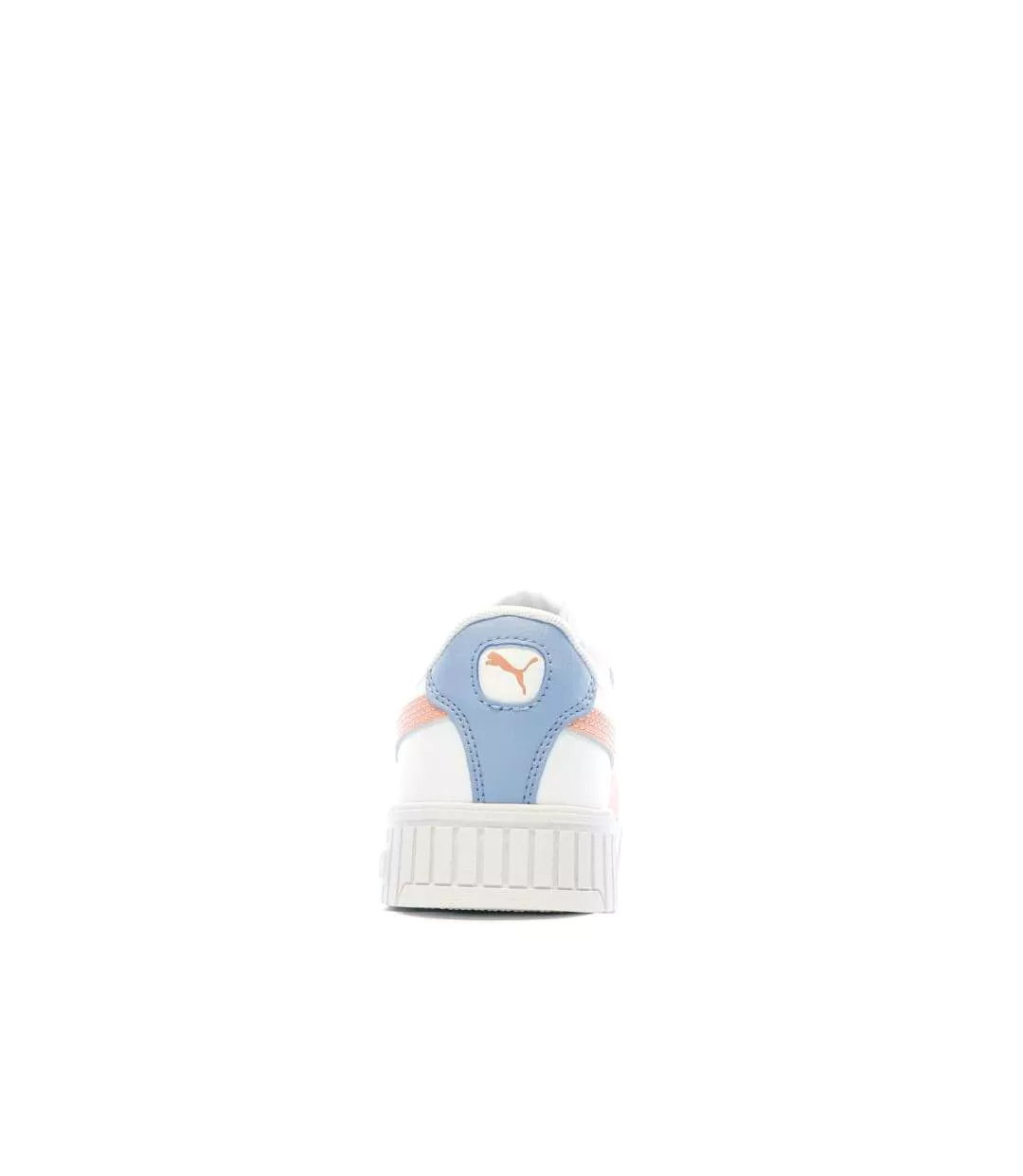 Baskets blanches/corail femme puma carina 2.0-3