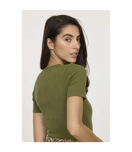 T-shirt manches courtes coton slim ANICIA