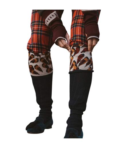 Chaussettes Pour Bottes Motif/style Plume De Faisan Adulte Bleu Marine Waring Brooke